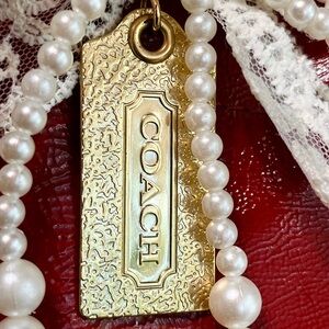 Coach Gold Metal Hangtag